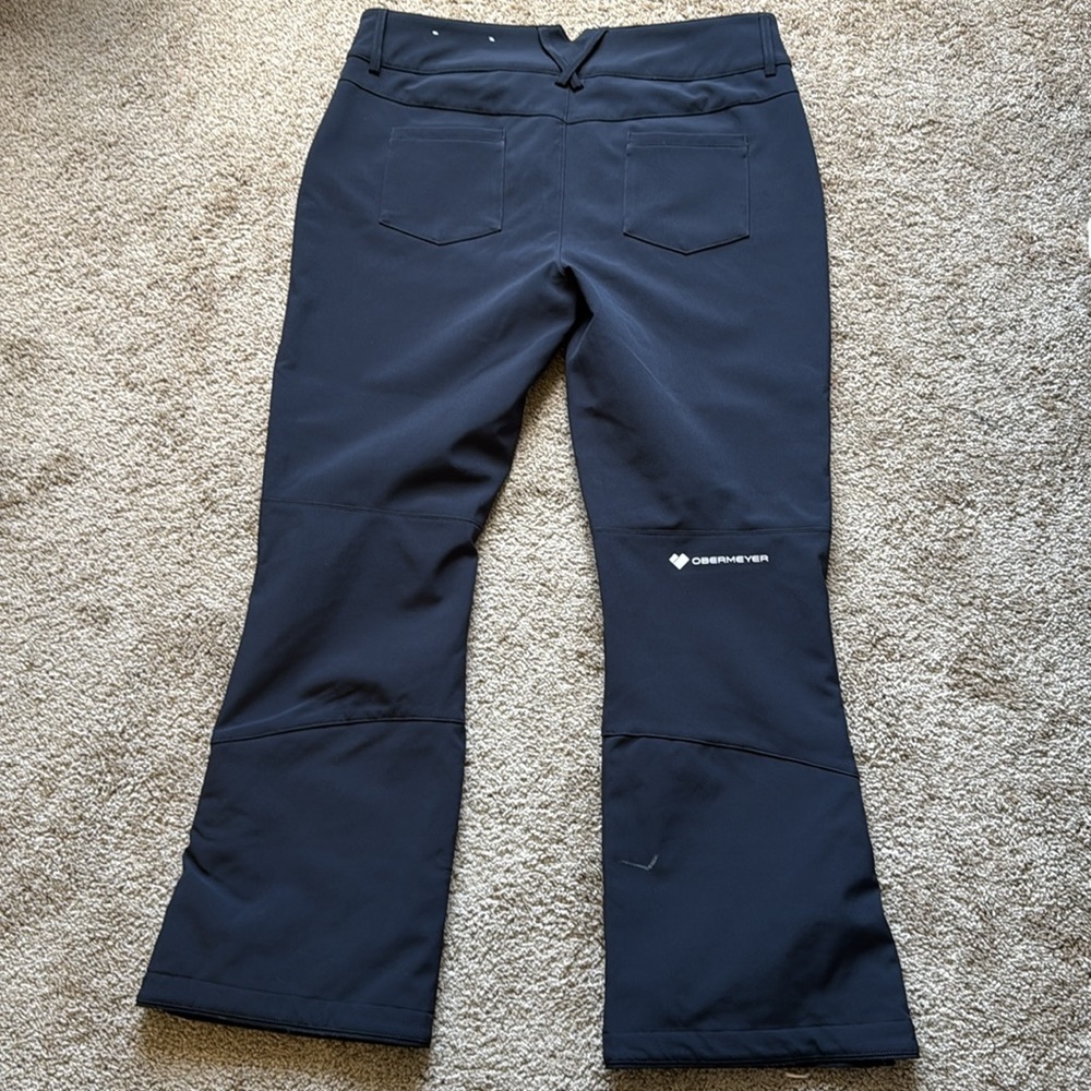 Obermeyer Women’s Bandera Ski Snow Pant Black White - Picture 6 of 14